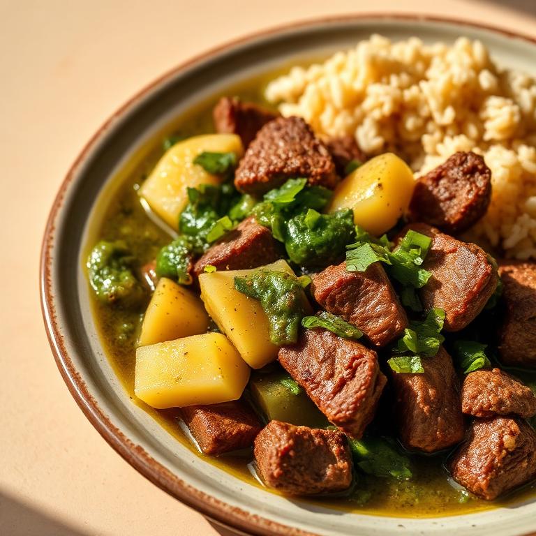 Bistec con papas